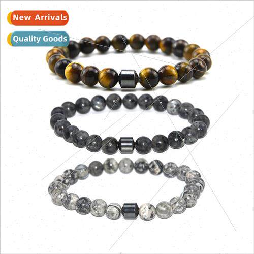 New Tiger Eye 8MM Fashion Stone Beads Bracelet Men Classic M