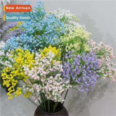 Foam starry sky fake flowers small fresh living room wedding