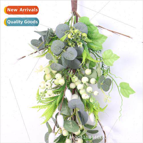 Eucalyptus wreath wh fru rattan circle venue decoration prop