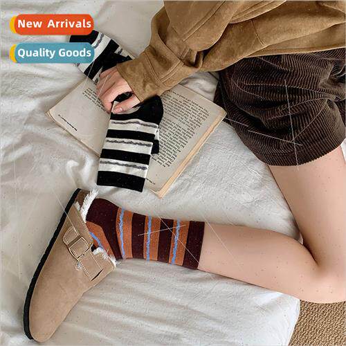 Mirador color matching Korea fashion tide socks women autumn
