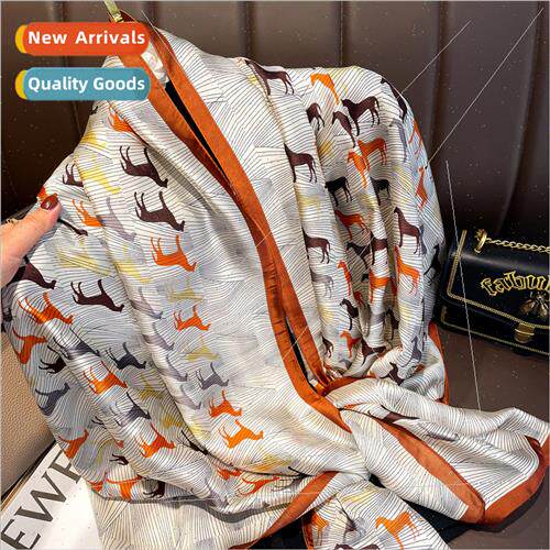 Imation mulberry silk silk scarf female simulation silk pony