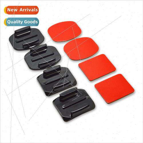 适用gopro11 10 sports accessories camera helmet flat curved