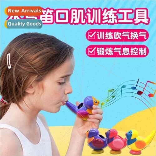 Children blowing whistle waterfowl whistle breath speech del