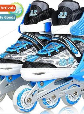 Inline skates Skates Childrens set of one-flash adjustable m