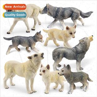 berian Model King Pup Deskt Wildlife Multiple Wolf