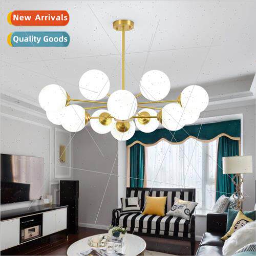 Magic bean chandelier full copper Scandinavian lamps lantern