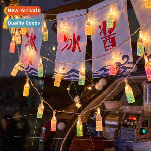 LED wine bottle lights string small colorful lights night ma