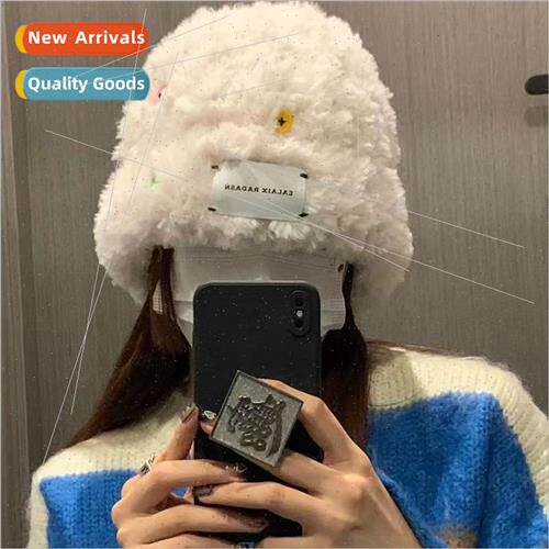 Winter new hat female fall winter plush wool cap warm furry