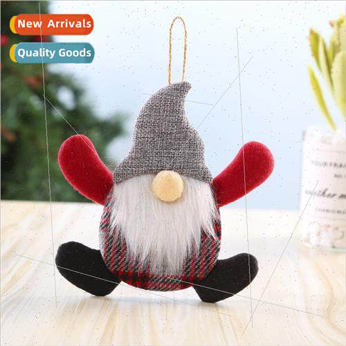 Christmas gifts fabric pendant Christmas faceless doll Chris