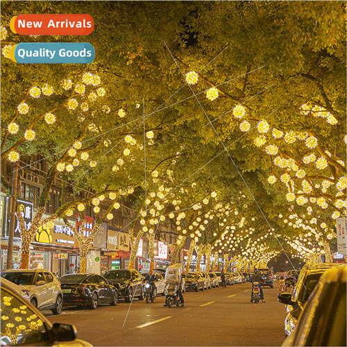 led spring festival lighting rattan ball lights outdoor wate