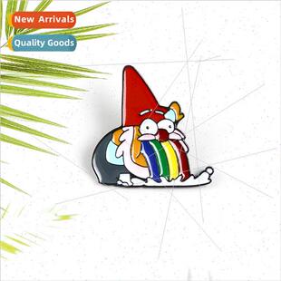 Around Rainbow Brooches Father Town Dwarf Christma Quirky