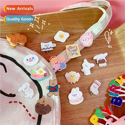 Japan Harajuku cartoon soft cute acrylic badge cute ruffled