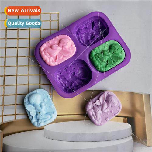 licone 4-link Angel Soap Cake Chocolate Jelly Pudding Soap C