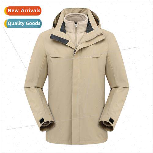 New outdoor mountaineering rushing jacket men three-in-one s