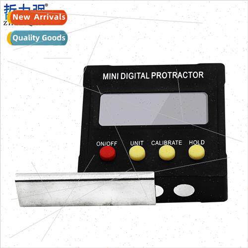Black wh magnetic balancer Angle gauge level tilt box measur