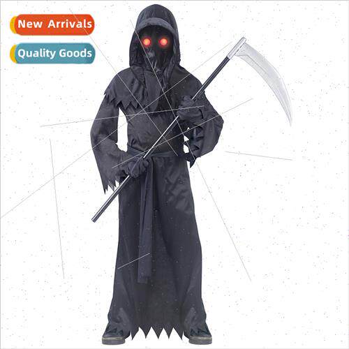 Child Mystery Horror Grim Reaper Costume Halloween Costume C