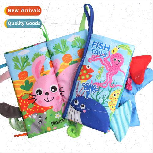 Baby tear not torn early education cloth book marine life an