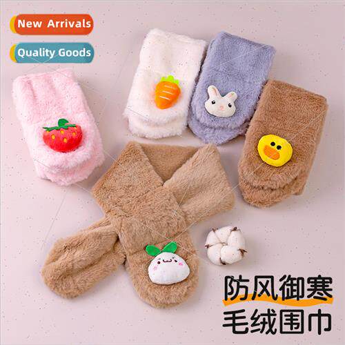 Childrens scarf baby plush neck scarf fall and winter new th
