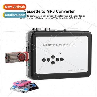 New high-fidely stereo sound cassette player USB tape conver