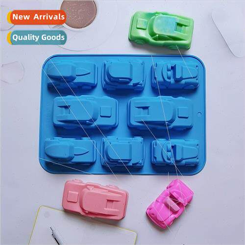 8-car 632 cake silicone mold 3D mousse handmade pastry jelly