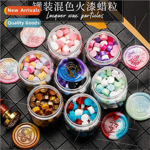 Fire Paint Wax Pellets Mixed Colors Fire Paint Stamps Canned