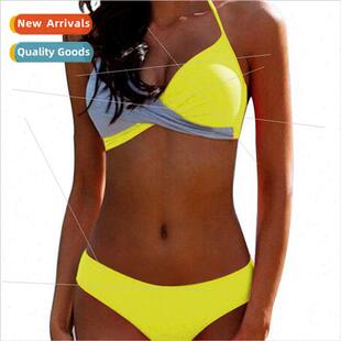 Bikini Europe Swimwear Cross Biki Popular Strap 2019 Plus