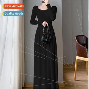 dress sense high fall women knted shoulder one haute French