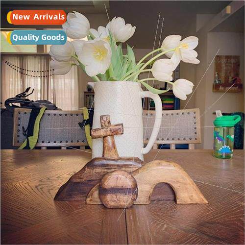 empty tomb Easter Scene Cross