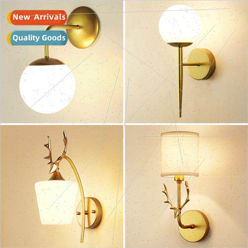 Scandinavian wall lamps simple modern creative bedroom bedsi
