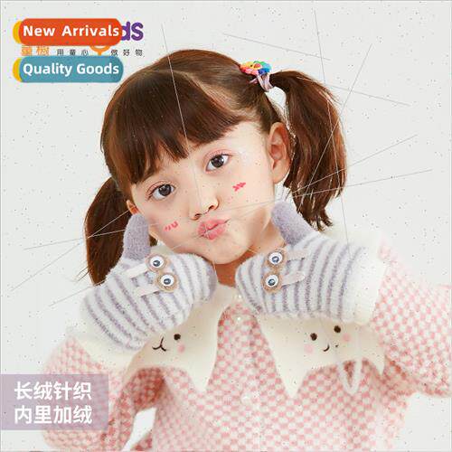 New childrens gloves fall and winter windproof anti-freezing