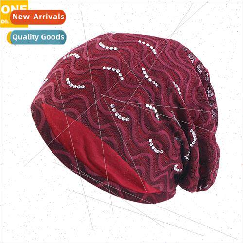 Europe Uned States popular lace hot drill turban cap Cotton