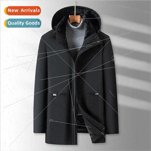 jacket men loose Take father down thickened off