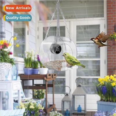 LKX HD Camera Smart Transparent Bird Feeder Camera Smart Bir