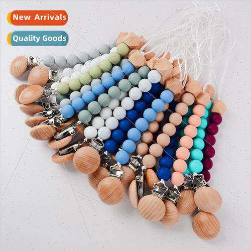 Baby Products licone Beechwood Octagonal Beads Be Chain