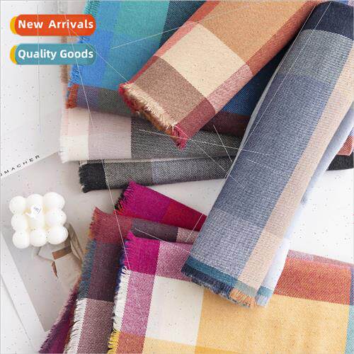 Fashion versatile colorful plaid imation cashmere scarf spl