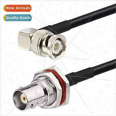 RF RF coaxial cable BNC male elbow to BNC female connector R