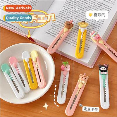 Cartoon mini art knife students handbook wh paper cutter sta