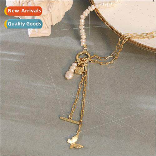 Pearl necklace female S925 silver dual-purpose bracelet vint