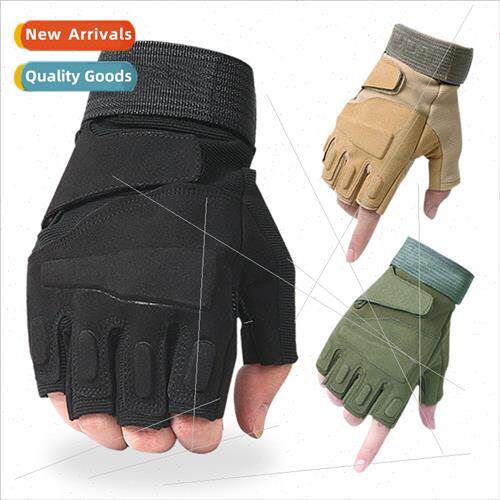 Protective Outdoor Riding Half Finger Blackhawk Gloves Non-s