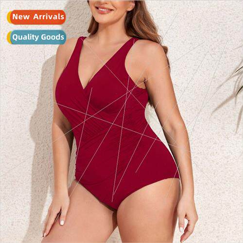 2023 new Europe big size fat woman sexy one-piece bikini bea