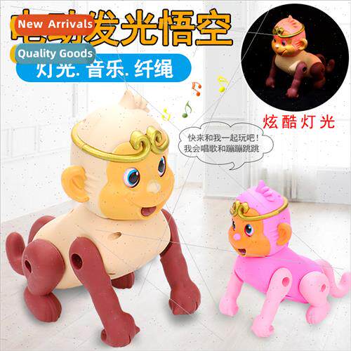 Electric leash monkey music light cute wukong children night