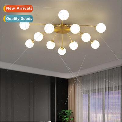 All copper modern light luxury living room lamp simple atmos