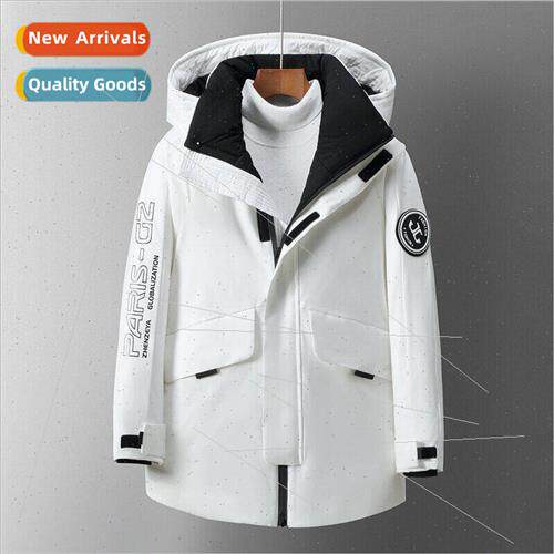 Winter down jacket men short jacket 2022 new Korea women cou