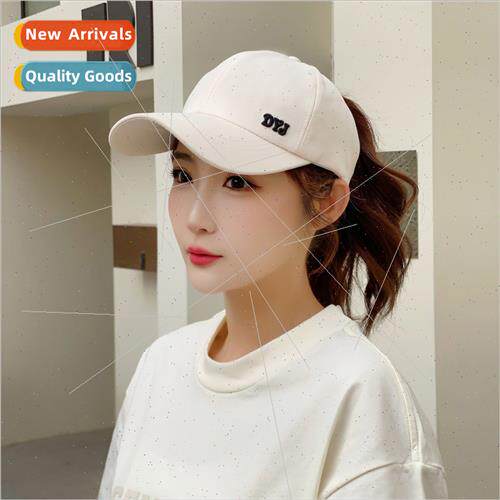 New high ponytail hat female spring summer breathable duck t