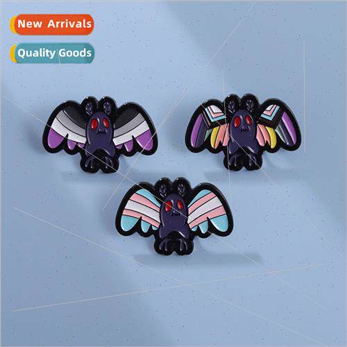 Dark punk red-eye fly shape cartoon brooch small accessories