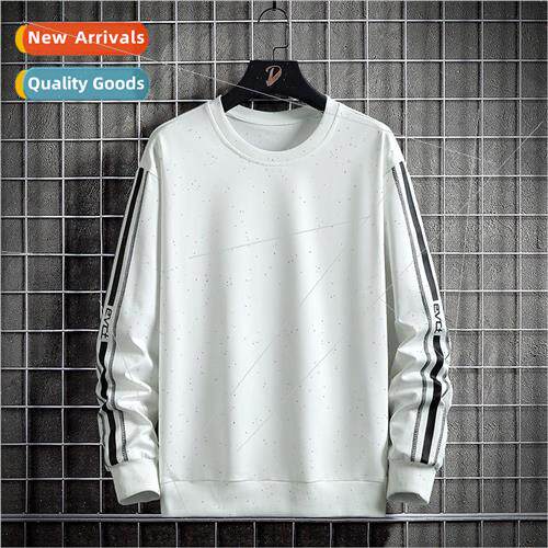 Sweatshirt men 2022 spring fall new round neck loose nd Kore