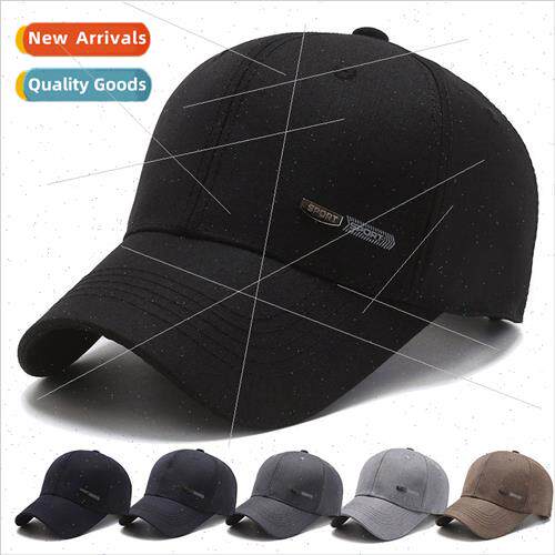 Hat men spring fall Korea  black baseball cap simple middle-
