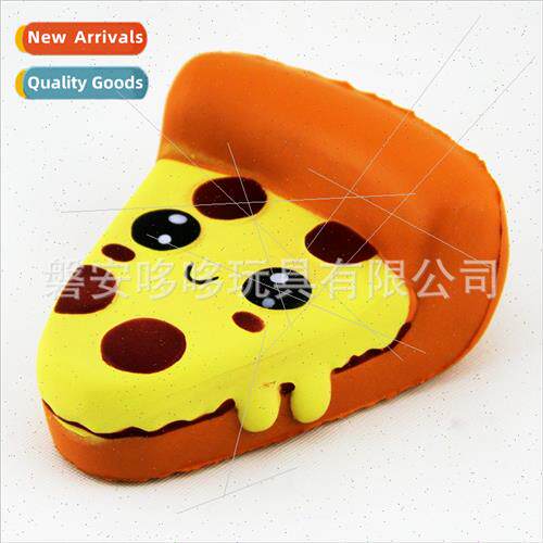 PU foam slow rebound simulation toys pizza Squishy pinch pin