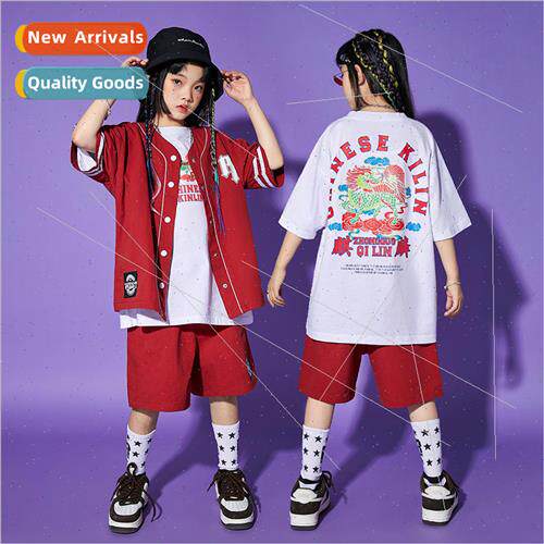 Hip-hop set dance tide childrens summer boys walk tide cloth