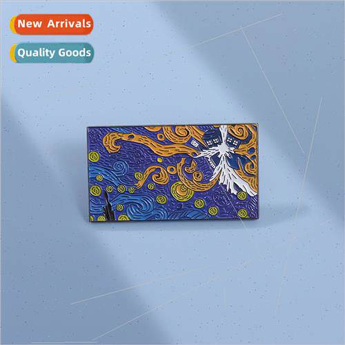 Personalised design high-grade geometric metal brooch access